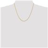 Image 2 : 14k Gold 1.5 mm Parisian Wheat Chain Necklace - 20 in.