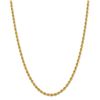 Image 2 : 14k Yellow Gold 4 mm Regular Rope Chain - 28 in.