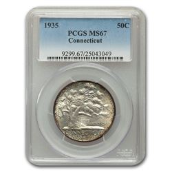 1935 Connecticut Half Dollar Commem MS-67 PCGS