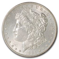 1884-S Morgan Dollar AU-58