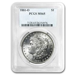 1881-O Morgan Dollar MS-65 PCGS