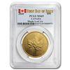 Image 1 : 2020 Canada 1 oz Gold Maple Leaf MS-69 PCGS (First Day of Issue)