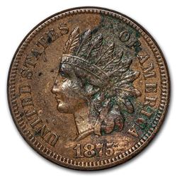 1875 Indian Head Cent XF Details