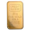 Image 2 : 20 gram Gold Bar - Credit Suisse Statue of Liberty