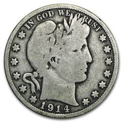 1914 Barber Half Dollar VG