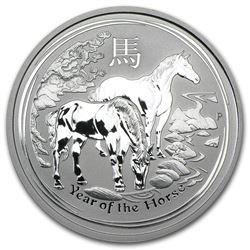 2014 Australia 1/2 oz Silver Year of the Horse BU (Series II)