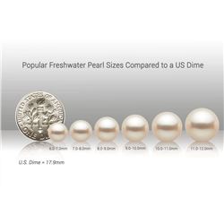 Elite Collection Freshwater Pearl Cufflinks, 9.5-10.0mm