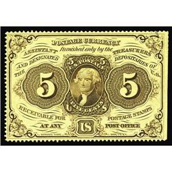 Fr. 1229 5c First Issue Choice New. Fr. 1229 5c First Issue Choice New.