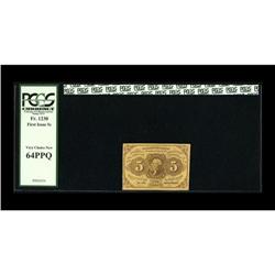 Fr. 1230 5c First Issue PCGS Very Choice New 64PPQ. Fr. 1230 5c First Issue PCGS Very Choice New 64P