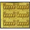 Image 1 : Fr. 1281 25c First Issue Uncut Block Of Six About New. Fr. 1281 25c First Issue Uncut Block Of Six A