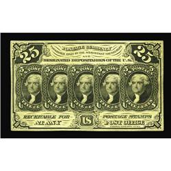 Milton 1DP25F.2 25¢ First Issue Trial-Color Die Proof Milton 1DP25F.2 25¢ First Issue Trial-Color Di