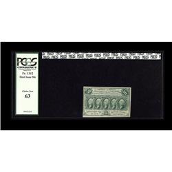 Fr. 1312 50c First Issue PCGS Choice New 63. Fr. 1312 50c First Issue PCGS Choice New 63.