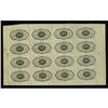 Image 2 : Fr. 1312 50c First Issue Complete Sheet of Sixteen Fr. 1312 50c First Issue Complete Sheet of Sixtee