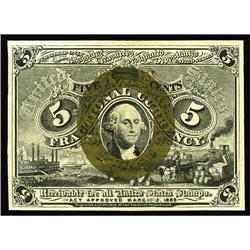 Fr. 1234 5c Second Issue Gem New. Fr. 1234 5c Second Issue Gem New.