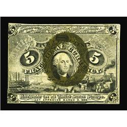 Fr. 1235 5c Second Issue New. Fr. 1235 5c Second Issue New.