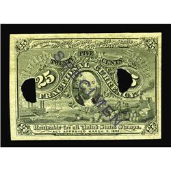 Milton 2E25F.3a 25¢ Second Issue Experimental Gem New. Milton 2E25F.3a 25¢ Second Issue Experimental