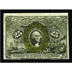 Fr. 1290 25¢ Second Issue Choice New. the note has a li Fr. 1290 25¢ Second Issue Choice New.