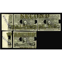 Milton 2E50F.2a 50¢ 2nd Issue Essays (Experimental) -5 Milton 2E50F.2a 50¢ Second Issue Essay (Exper