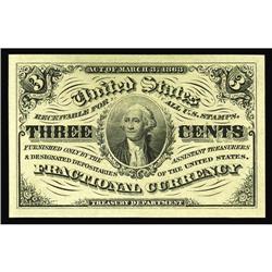 Fr. 1226 3c Third Issue Gem New. Fr. 1226 3c Third Issue Gem New.