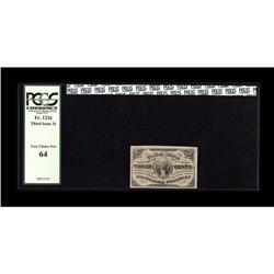 Fr. 1226 3c Third Issue PCGS Very Choice New 64. Fr. 1226 3c Third Issue PCGS Very Choice New 64.