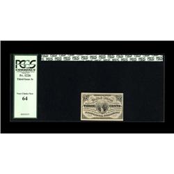 Fr. 1226 3c Third Issue PCGS Very Choice New 64. Here i Fr. 1226 3c Third Issue PCGS Very Choice New