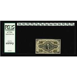Fr. 1251 10c Third Issue PCGS Gem New 65PPQ. There is n Fr. 1251 10c Third Issue PCGS Gem New 65PPQ.