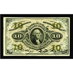 Fr. 1251 10¢ Third Issue Gem New. A gorgeous Red Back T Fr. 1251 10¢ Third Issue Gem New.