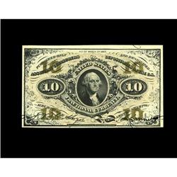 Fr. 1251 10c Third Issue Very Choice New. This paper di Fr. 1251 10c Third Issue Very Choice New.