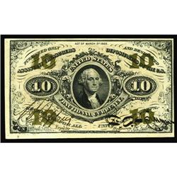 Fr. 1254 10¢ Third Issue Very Choice New. A pristine li Fr. 1254 10¢ Third Issue Very Choice New.