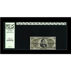 Fr. 1294 25c Third Issue PCGS Choice New 63PPQ. Fr. 1294 25c Third Issue PCGS Choice New 63PPQ.