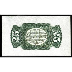 Fr. 1294SP 25c Third Issue Wide Margin Back Specimen Fr. 1294SP 25c Third Issue Wide Margin Back Spe