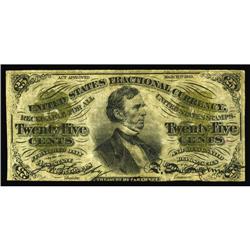 Fr. 1300 25c Third Issue Extremely Fine. Fr. 1300 25c Third Issue Extremely Fine.