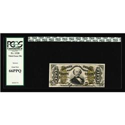 Fr. 1328 50c Third Issue Spinner PCGS Gem New 66PPQ.A s Fr. 1328 50c Third Issue Spinner PCGS Gem Ne