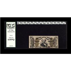 Fr. 1328 50c Third Issue Spinner PCGS Choice New 63PPQ. Fr. 1328 50c Third Issue Spinner PCGS Choice