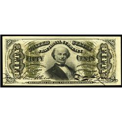 Fr. 1329 50c Third Issue Spinner Gem New. The margins a Fr. 1329 50c Third Issue Spinner Gem New.