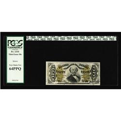 Fr. 1331 50c 3rd Issue Spinner PCGS Very Choice New 64P Fr. 1331 50c Third Issue Spinner PCGS Very C