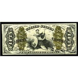 Fr. 1350 Milton 3R50.5c 50c Third Issue Justice Gem New Fr. 1350 Milton 3R50.5c 50c Third Issue Just