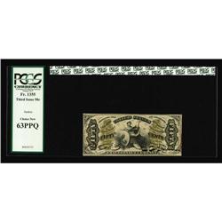 Fr. 1355 50c Third Issue Justice PCGS Choice New 63PPQ. Fr. 1355 50c Third Issue Justice PCGS Choice