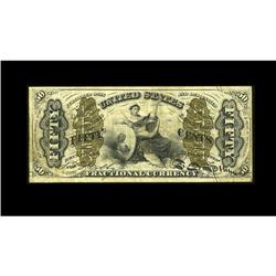 Fr. 1366 50c Third Issue Justice Very Fine. This pleasi Fr. 1366 50c Third Issue Justice Very Fine.