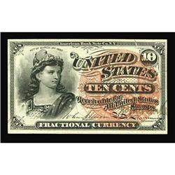 Fr. 1258 Milton 4R10.3c 10c Fourth Issue Choice New. Th Fr. 1258 Milton 4R10.3c 10c Fourth Issue Cho