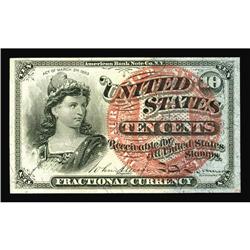 Fr. 1259 10c Fourth Issue Gem New. This boldly colored Fr. 1259 10c Fourth Issue Gem New.