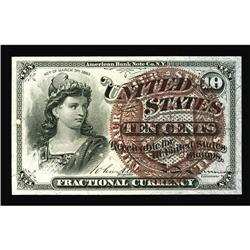 Fr. 1259(a) 4R10.4f 10¢ Fourth Issue Very Choice New. T Fr. 1259(a) 4R10.4f 10¢ Fourth Issue Very Ch