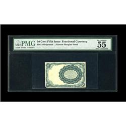 Milton 5E10R.2 10¢ Fifth Issue PMG About Uncirculated 5 Milton 5E10R.2 10¢ Fifth Issue PMG About Unc