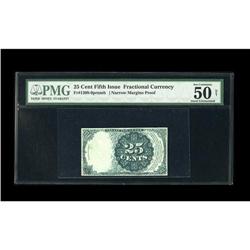 Milton 2E25R.1 25¢ Fifth Issue PMG Net About Uncirculat Milton 2E25R.1 25¢ Fifth Issue PMG Net About