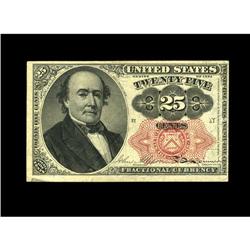 Fr. 1308 25c Fifth Issue Very Fine. Offset Error. Fr. 1308 25c Fifth Issue Very Fine.