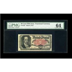 Fr. 1381 50c Fifth Issue PMG Choice Uncirculated 64. A Fr. 1381 50c Fifth Issue PMG Choice Uncircula