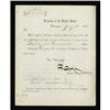 Image 1 : F.E. Spinner 1868 Notice to First Nat''l Bank of Troy,N F.E. Spinner Signed Treasury Form - Jan. 14,