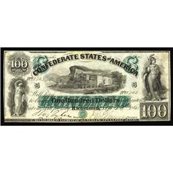 T5 $100 1861. Crisp Uncirculated. T5 $100 1861.