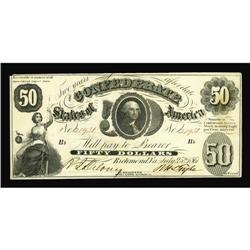T8 $50 1861. Extremely Fine++++. T8 $50 1861.