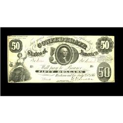 T8 $50 1861. This $50 is bright and snaps to attention, T8 $50 1861.